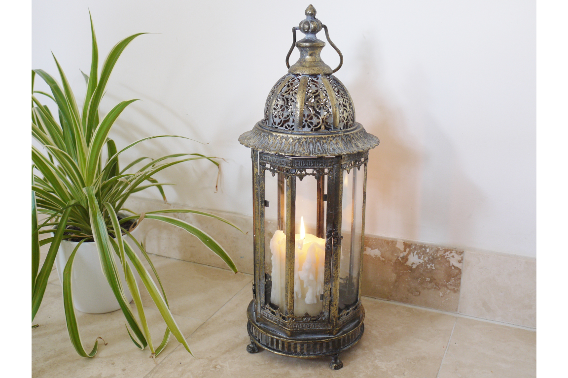 Dutch Imports Vintage Bronze Lantern