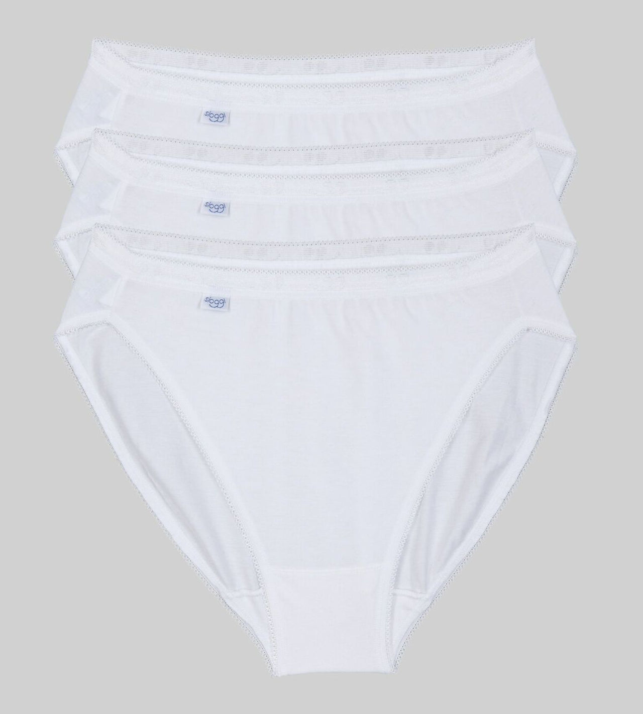 Sloggi Basic White Tai Briefs (3 pack)