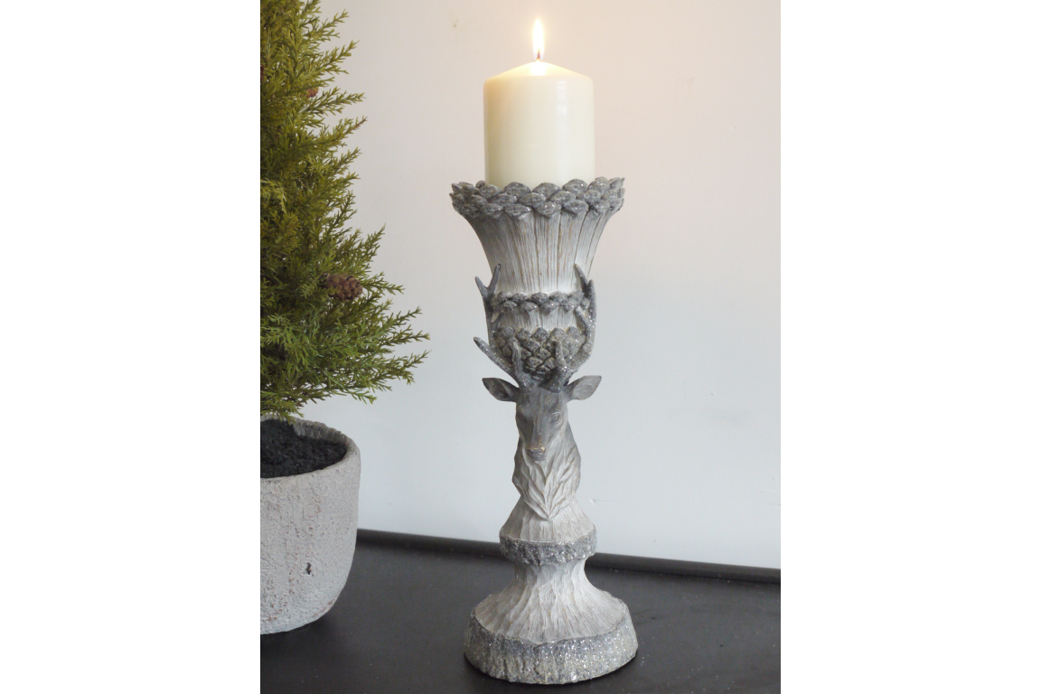 Dutch Imports Stag Candle Holder