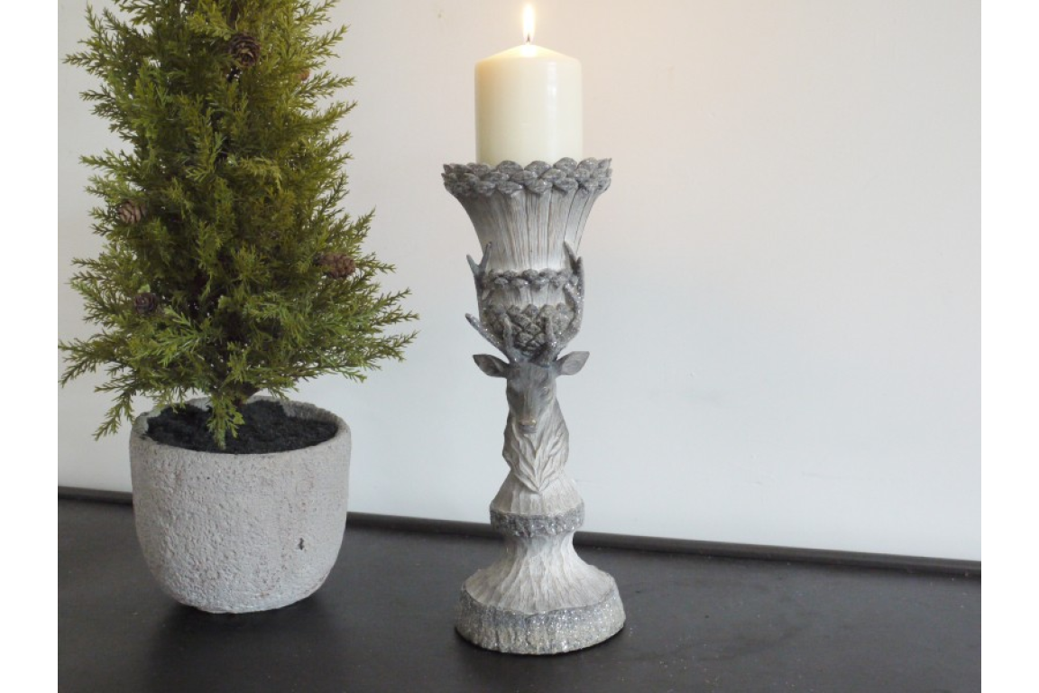 Dutch Imports Stag Candle Holder