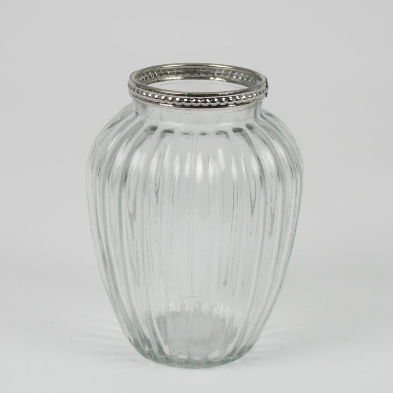 Originals Ribbed Clear Vase