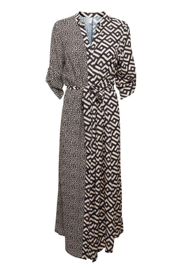 Pulz SHARON Black Printed Dress