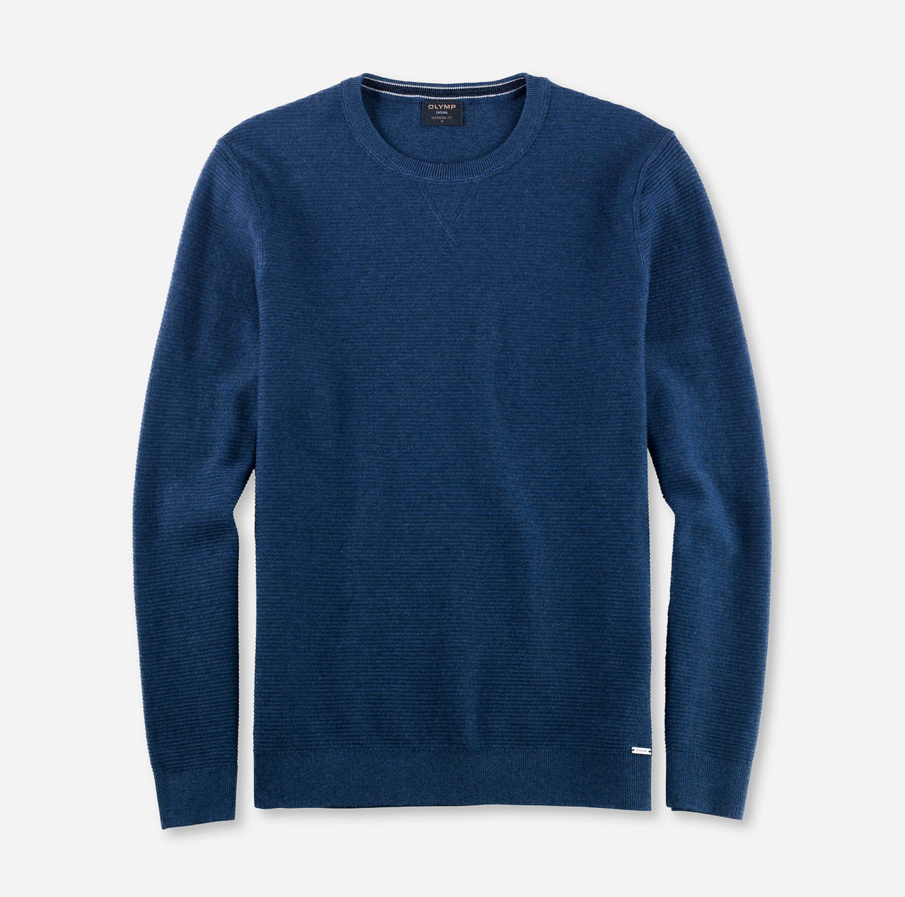 Olymp Blue Crew Neck Pullover