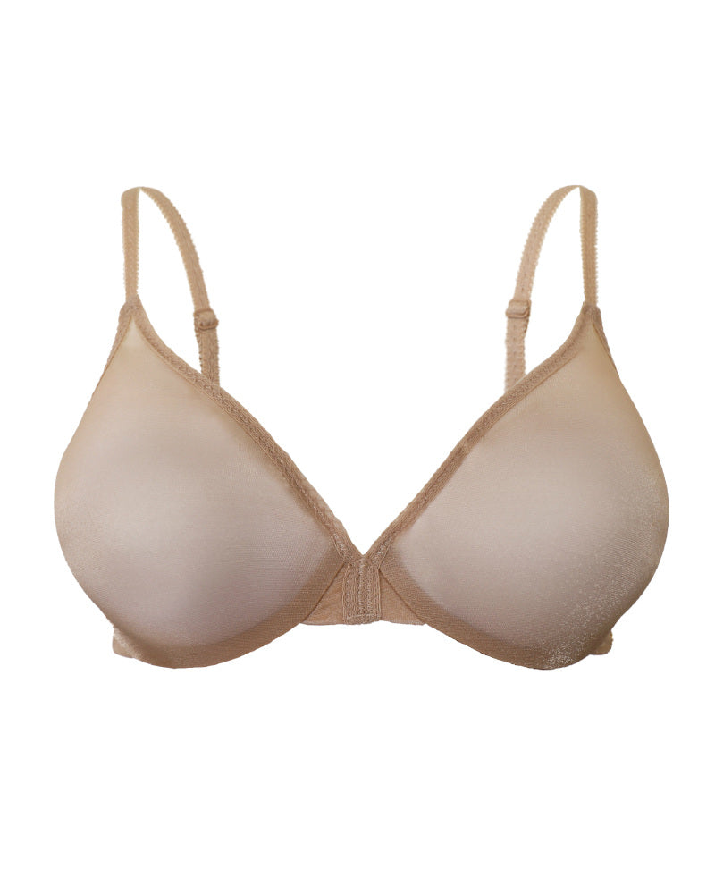 Gossard Glossies Sheer Moulded Bra - Nude