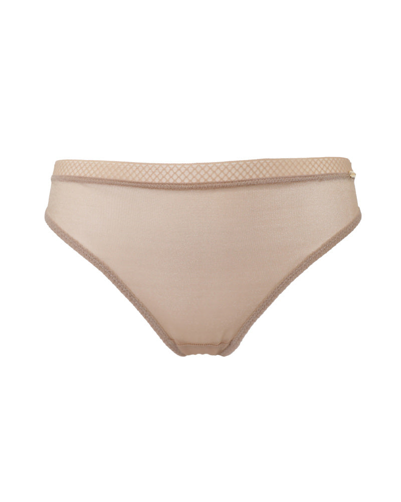 Gossard Glossies Sheer Brief - Nude