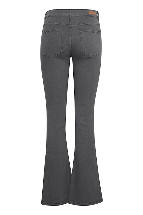B Young Lola Luni Flare Jeans - Grey