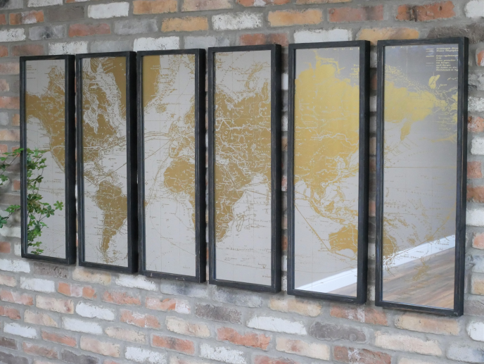 Dutch Imports Map Of The World Mirrors