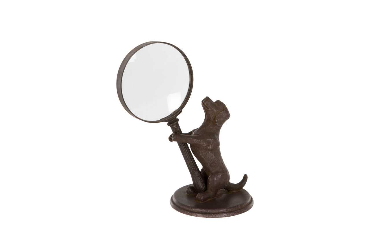 London Ornaments Dog Magnifying Glass