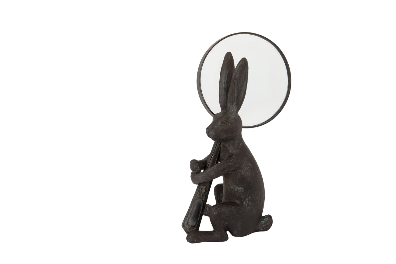 London Ornaments Rabbit Magnifying Glass