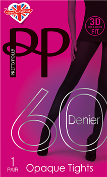 Pretty Polly 60 Denier Opaque Tights -