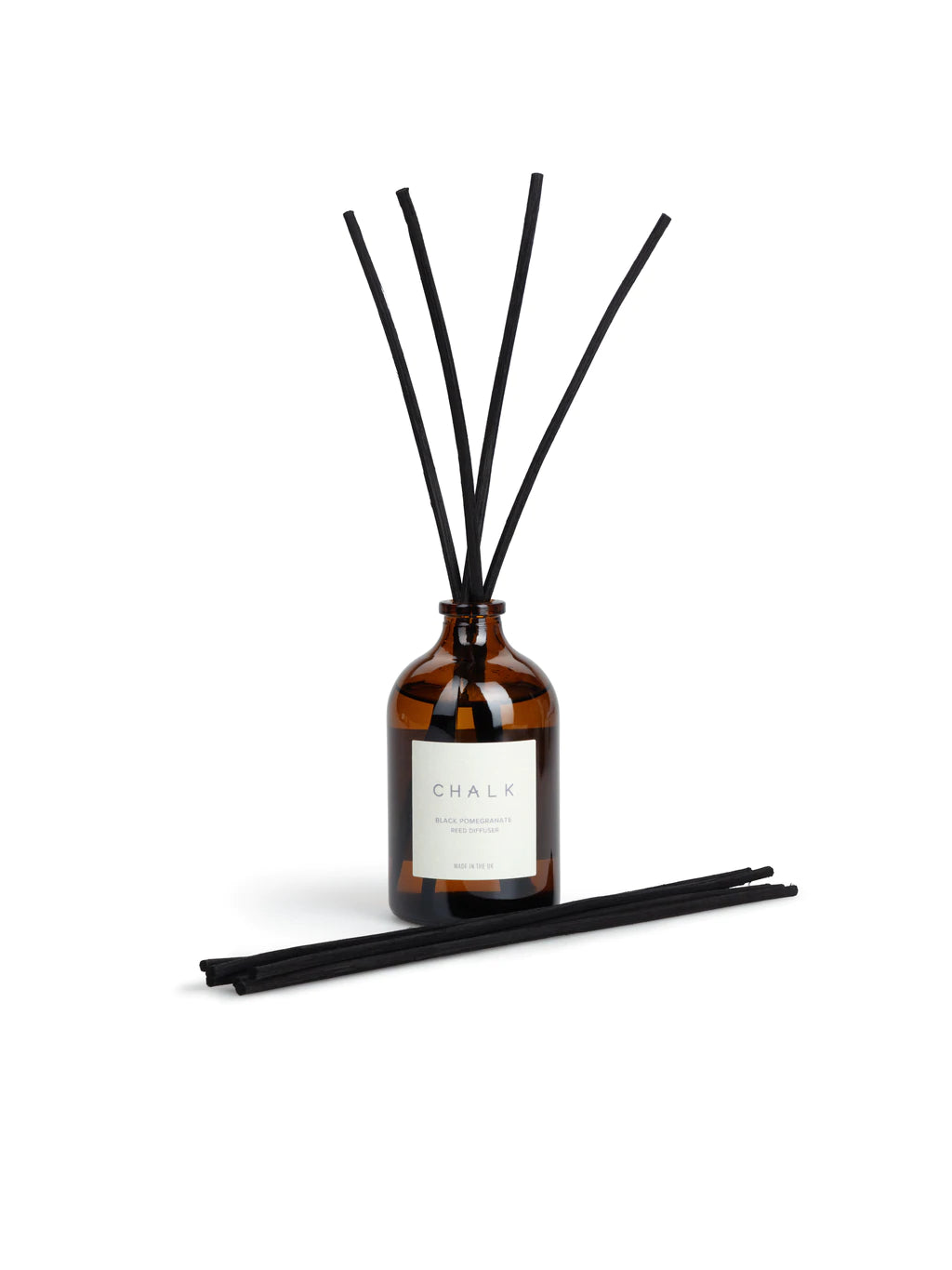 Chalk Amber 100ml Glass Diffuser - Black Pomegranate