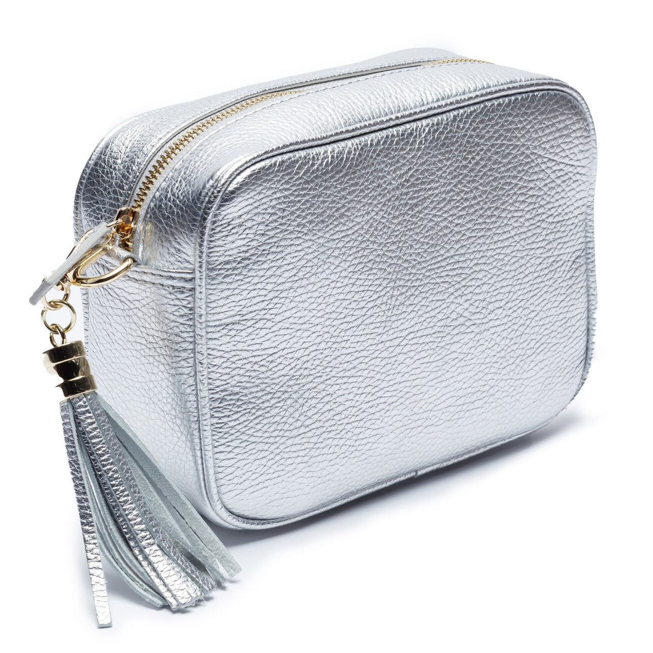 Elie Beaumont Crossbody Silver Bag