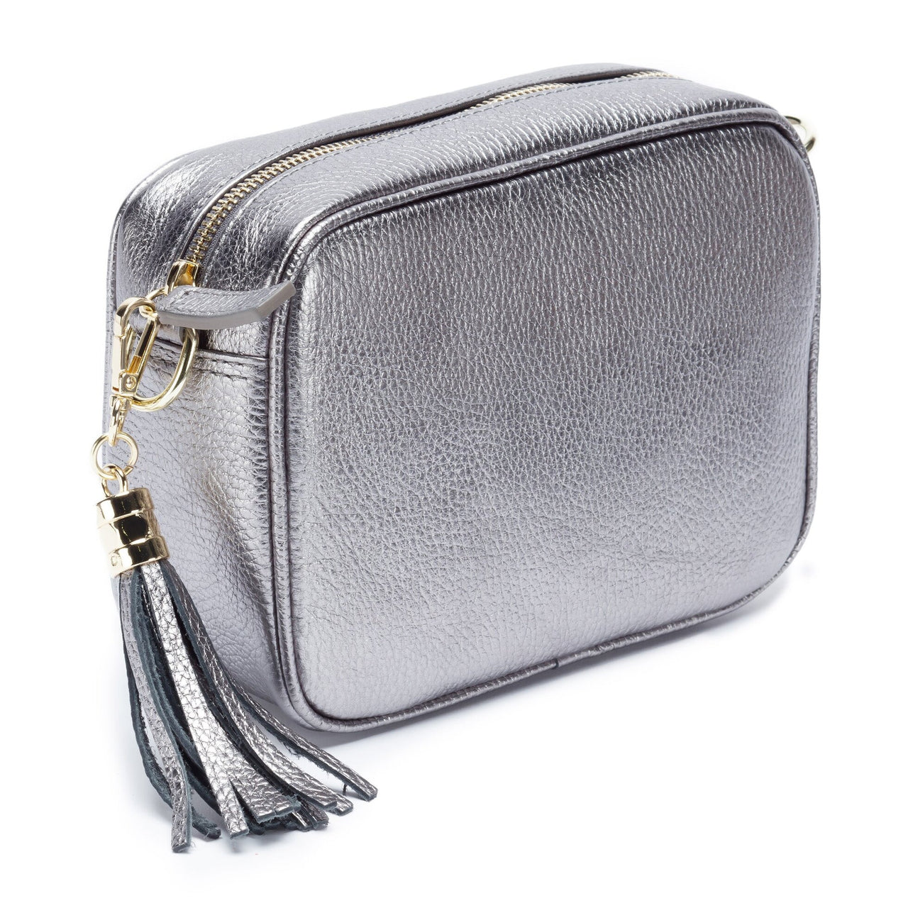 Elie Beaumont Crossbody Handbag - Pewter