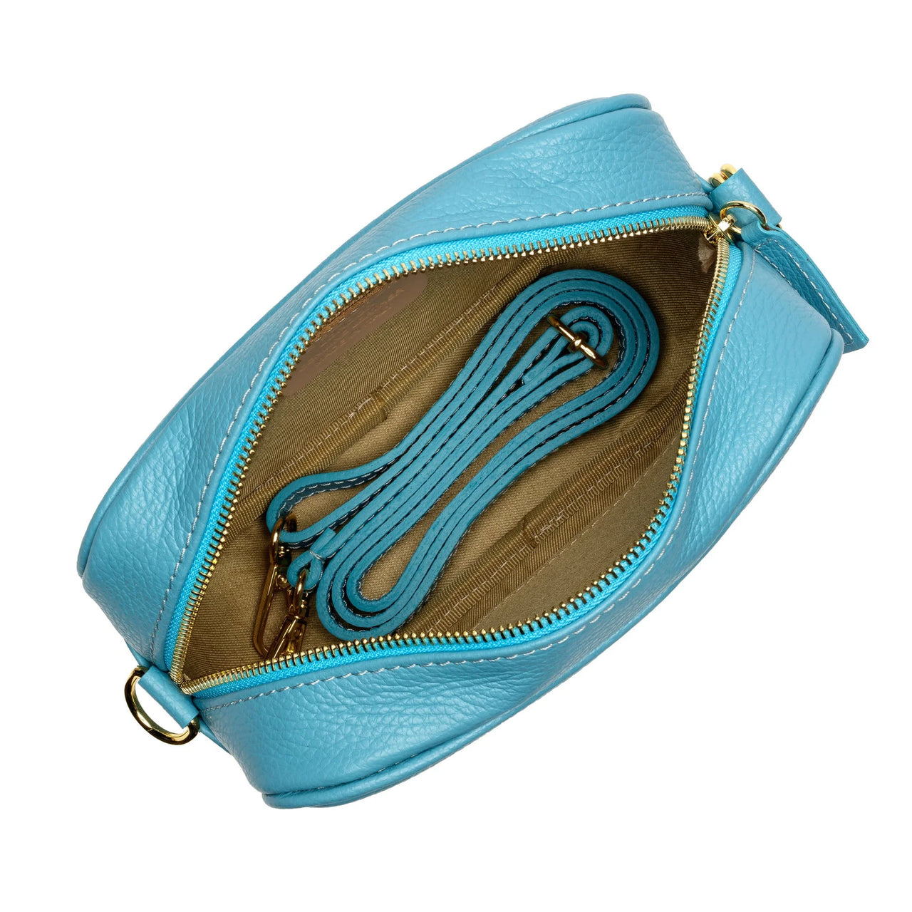Elie Beaumont Crossbody Handbag - Aqua