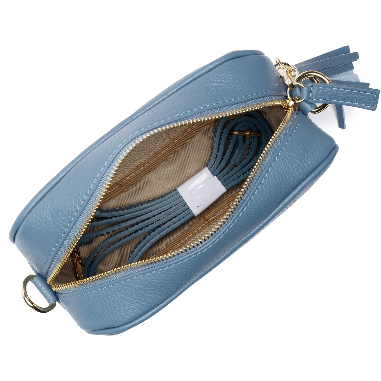 Elie Beaumont Crossbody Light Blue Handbag
