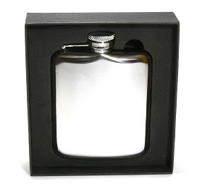 Sarome Polished Purse Flask 6oz