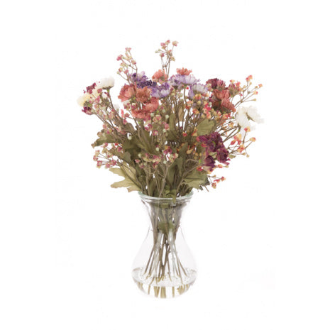 FloralSilk Daisy & Gypsophilia in Vase