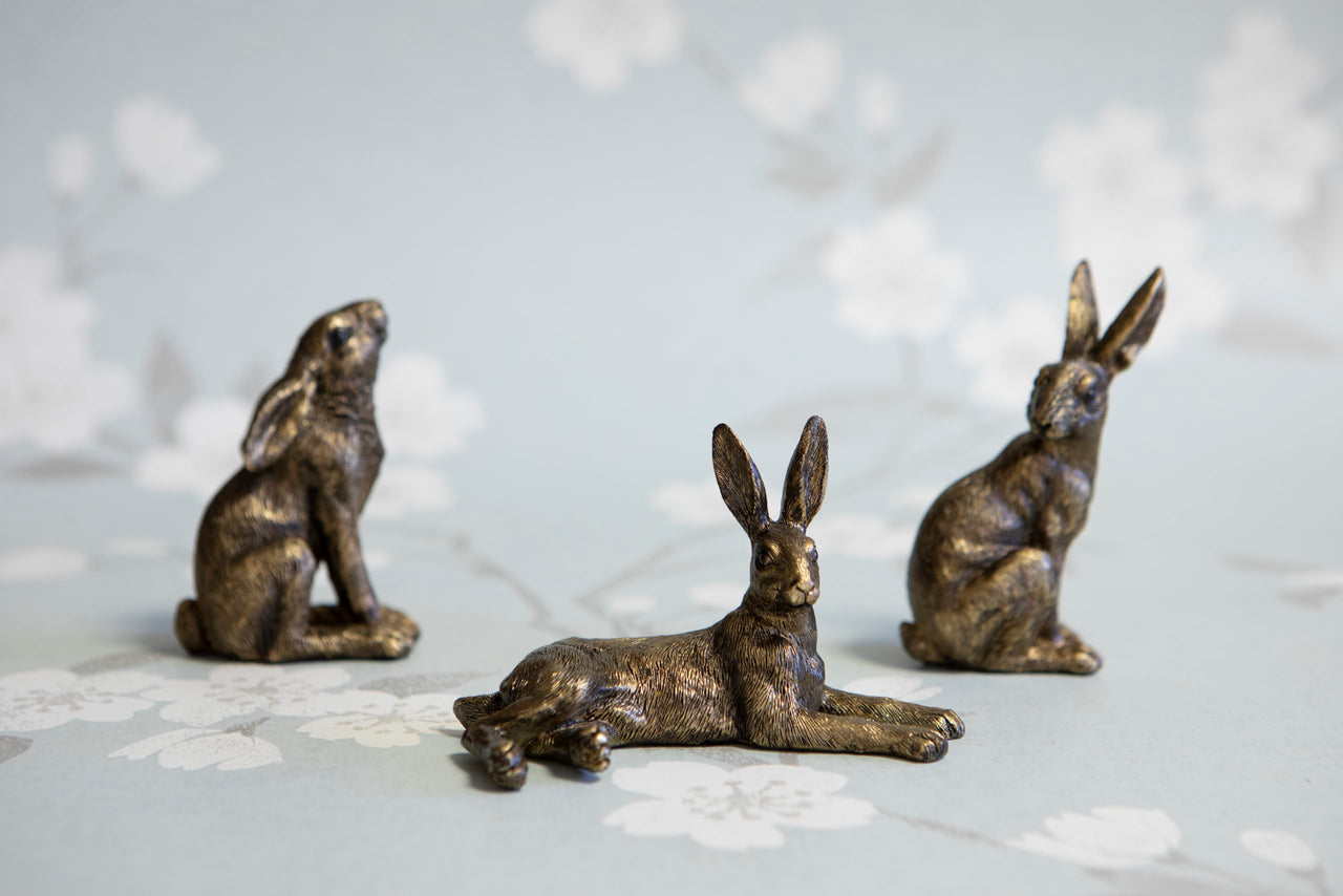 London Ornaments Mini Hares