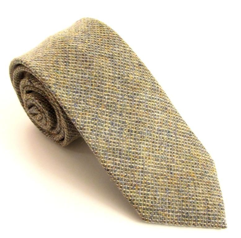 Van Buck Woodland Wool Tie - Oatmeal