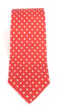 Van Buck Red Label Polka Dot Silk Tie Red and White