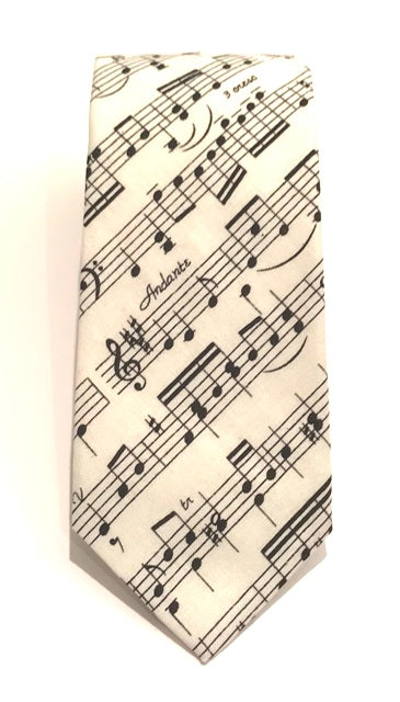 Van Buck Novelty Cotton Tie - Music Score