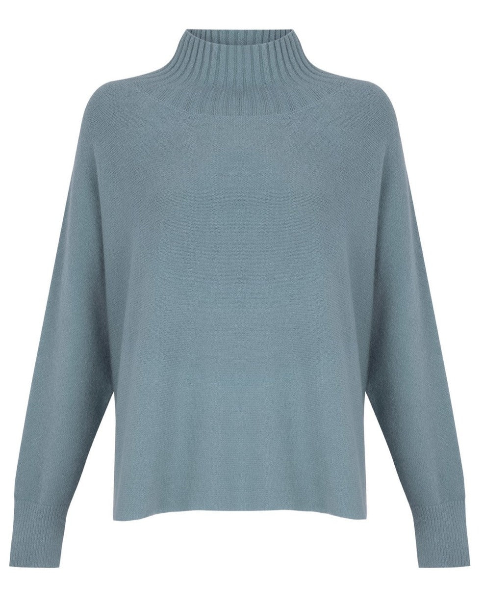 Amazing Woman Jolie Denim Boxy High Neck Knit