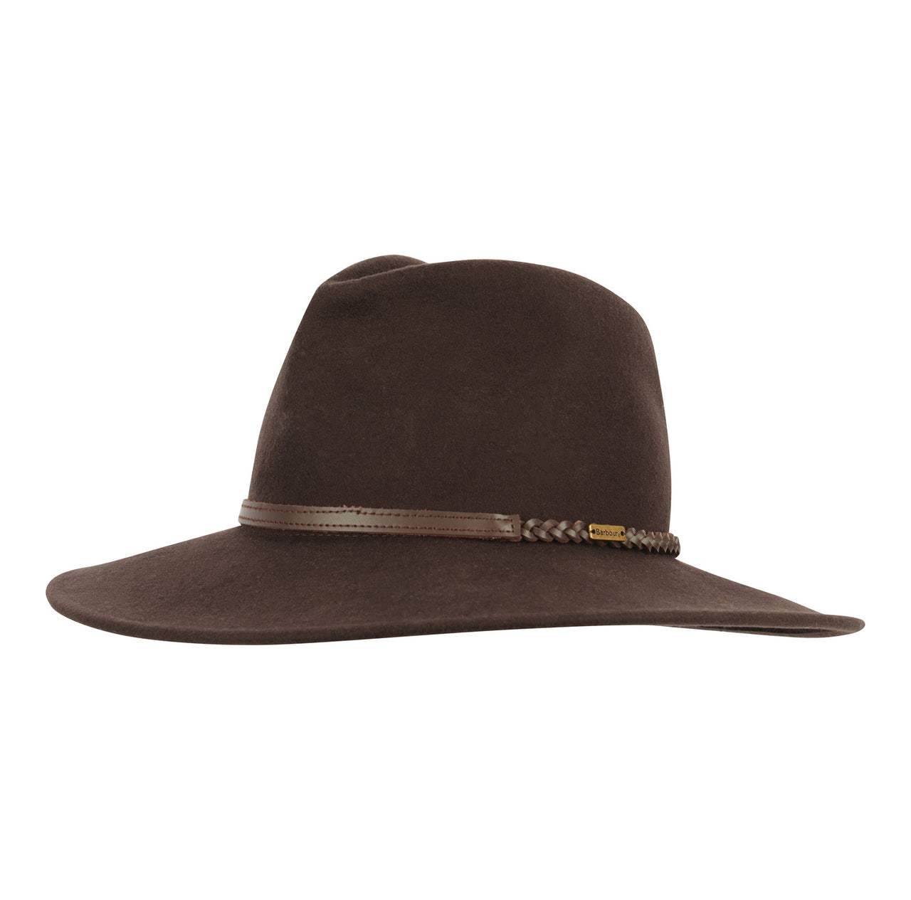 Barbour Tack Fedora Hat - Chocolate/Praline