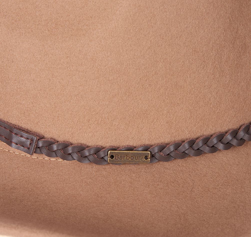 Barbour Tack Fedora Hat - Camel