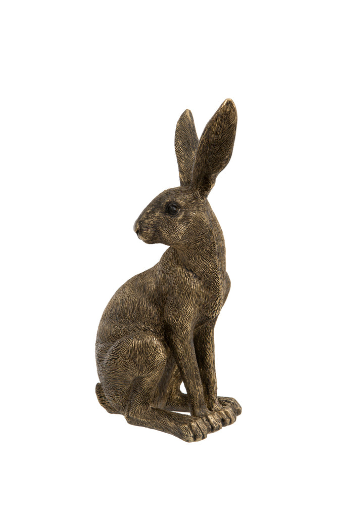 London Ornaments Golden Sitting Hare