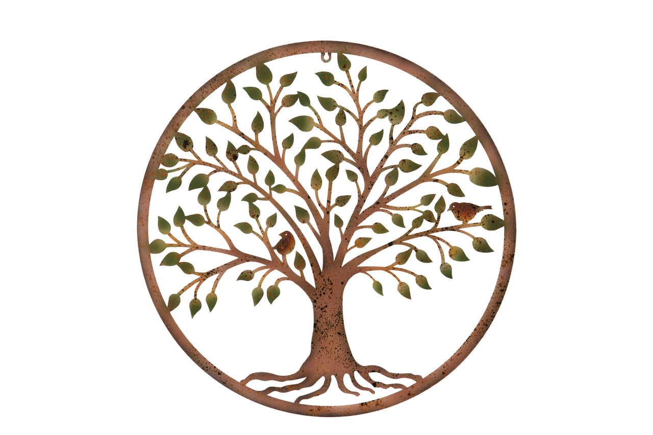 London Ornaments Green Leaf Wall Plaque