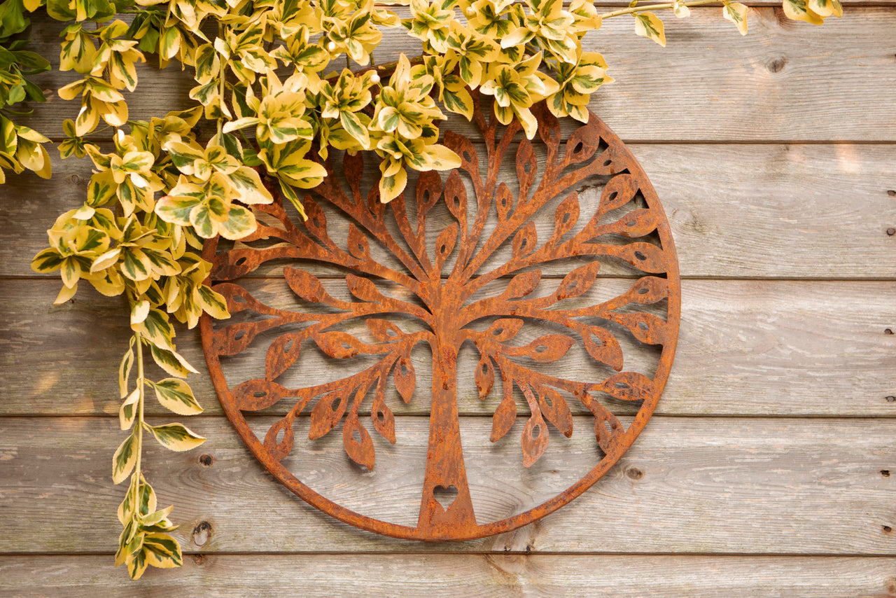 London Ornaments Small Round Tree Plaque A