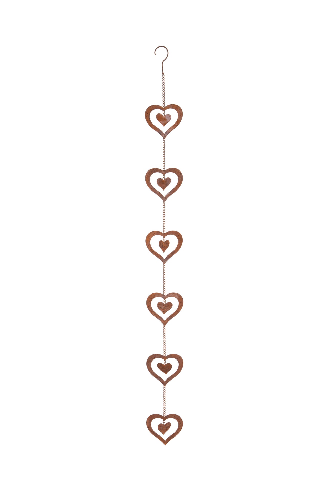 London Ornaments Double Heart Chain