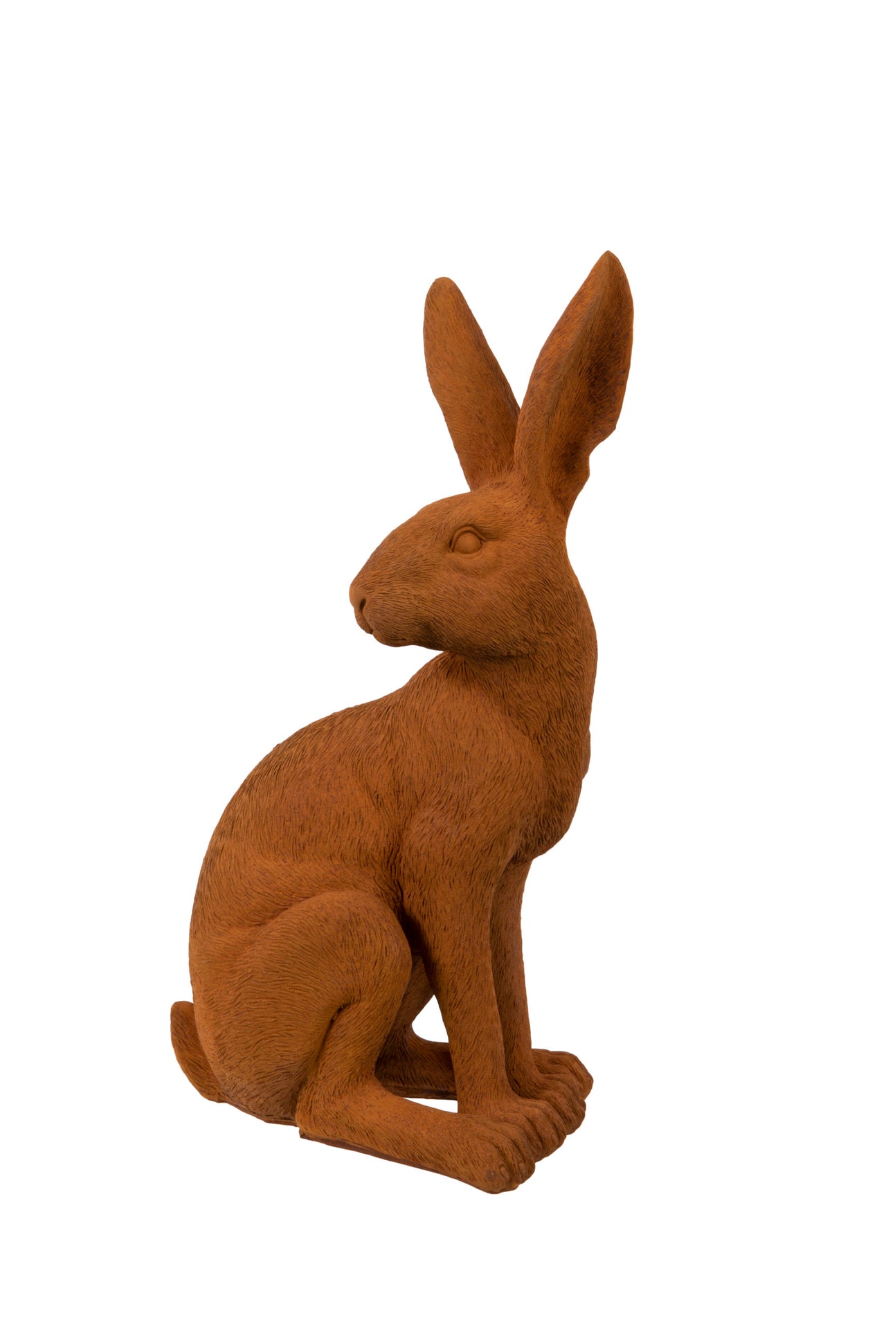 London Ornaments Sitting Hare Rust