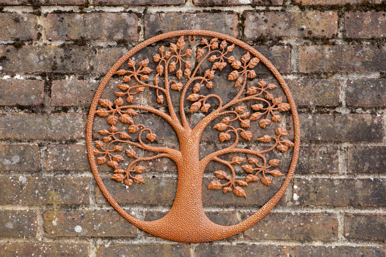 London Ornaments Embossed Tree Wall Plaque