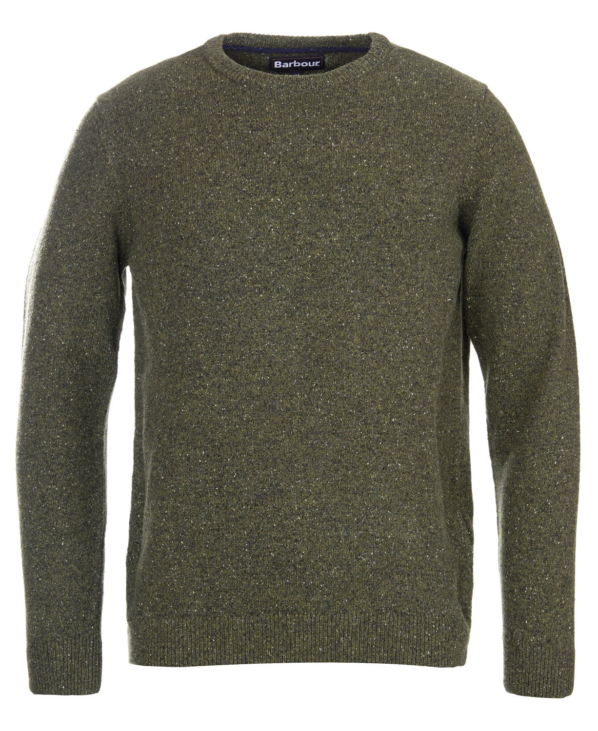 Barbour Tisbury Crew Neck Jumper - Dark Seaweed