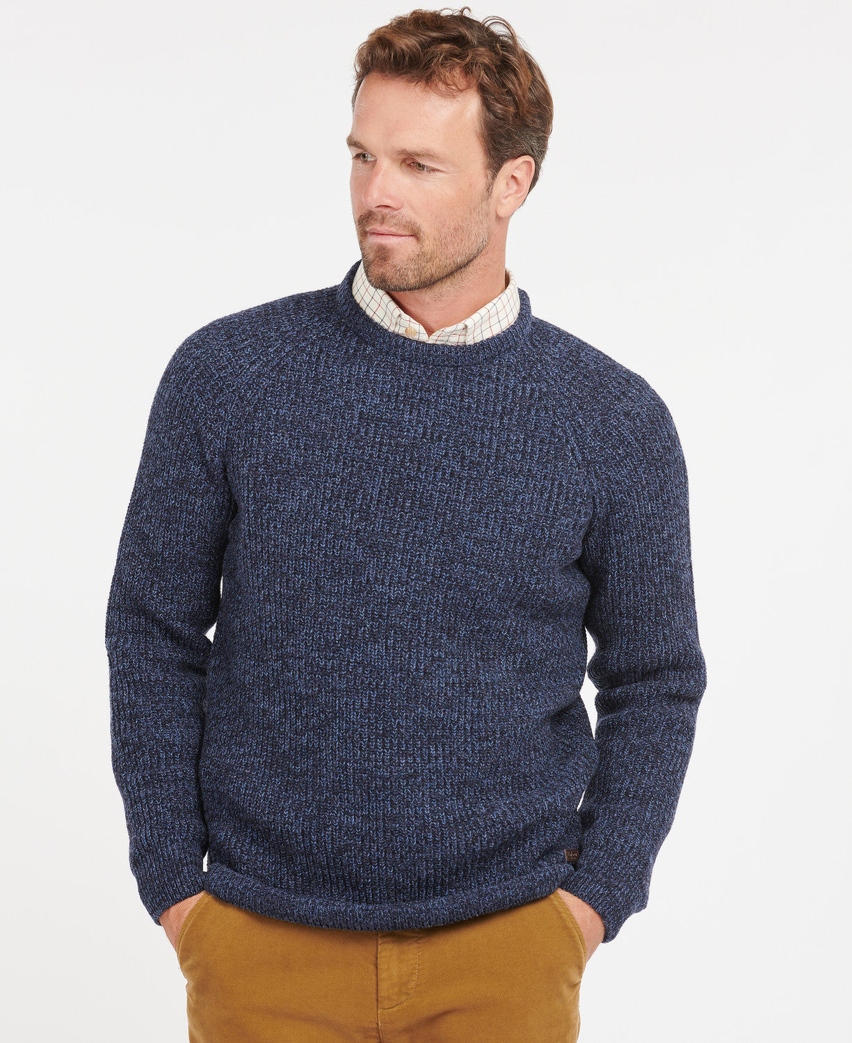 Barbour Horseford Crew Neck Jumper - Navy