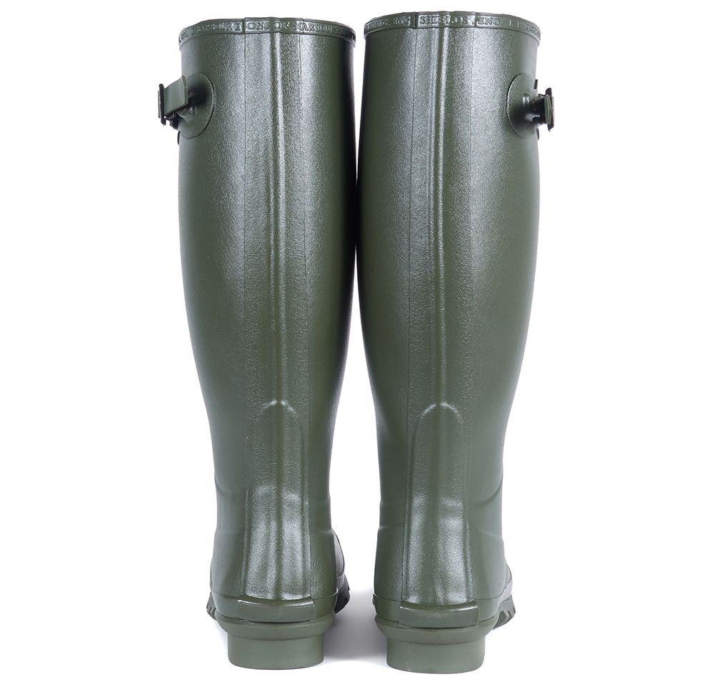Barbour wellies mens olive hot sale
