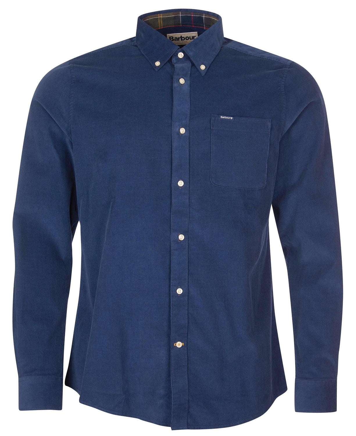 Barbour Ramsey Tailored Cord Shirt - Dark Denim