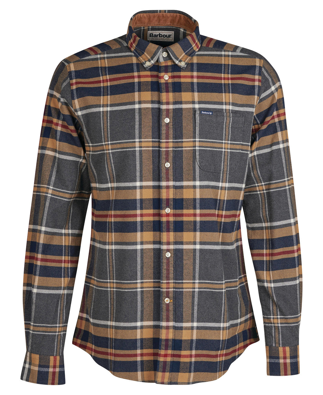Barbour Ronan Tailored Shirt - Grey Marl