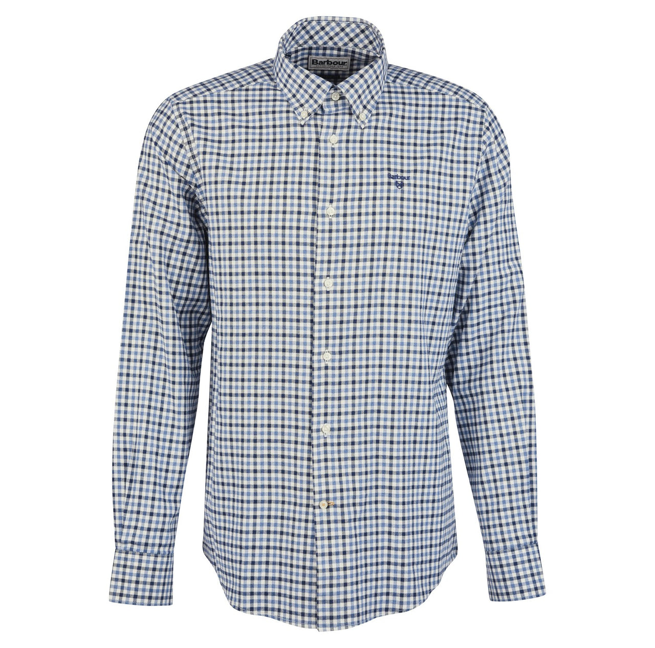 Barbour Finkle Tailored Gingham Shirt - Navy
