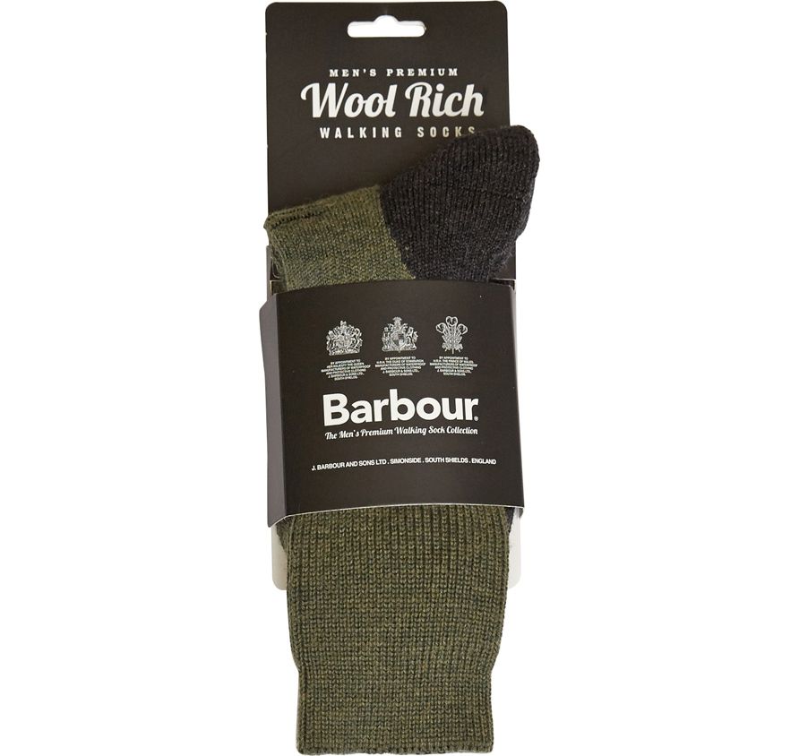 Barbour Cragg Boot Socks - Olive