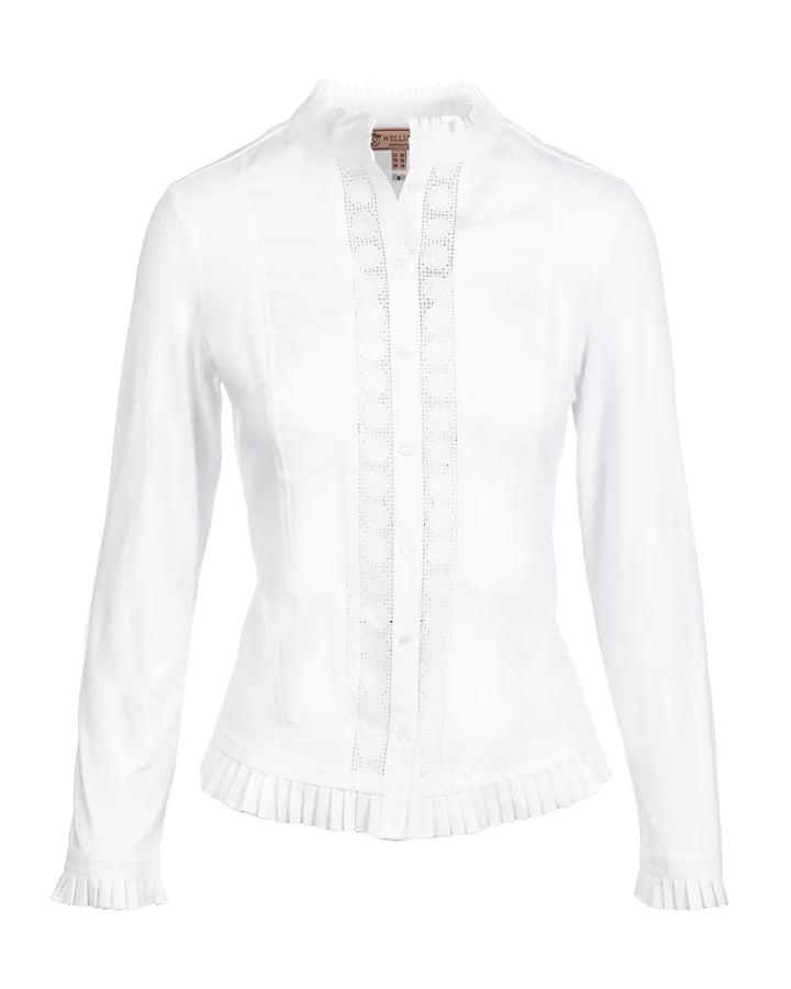 Welligogs Phoebe White Frill Shirt