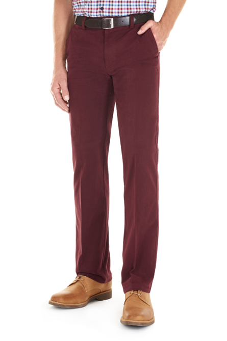Gurteen Spring Stretch Cranberry Trousers Longford