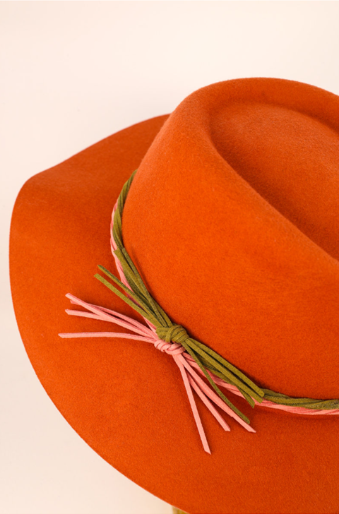 Powder Deborah Wool Hat - Terracotta
