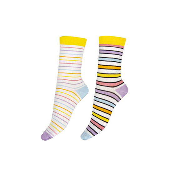Pretty Polly Pastel Stripe Socks