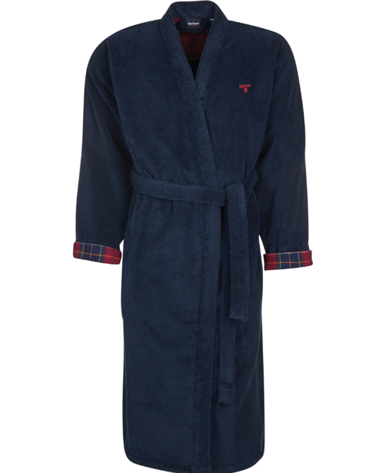 Barbour Lachlan Navy Dressing Gown