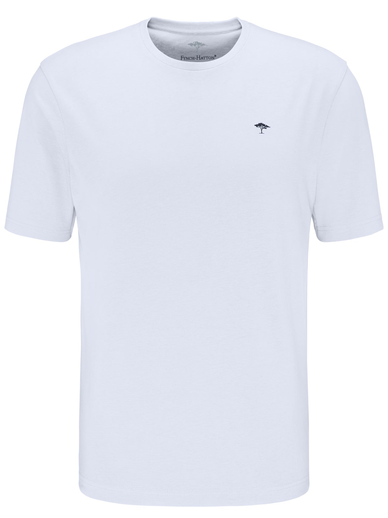 Fynch Hatton Round Neck T-Shirt - White