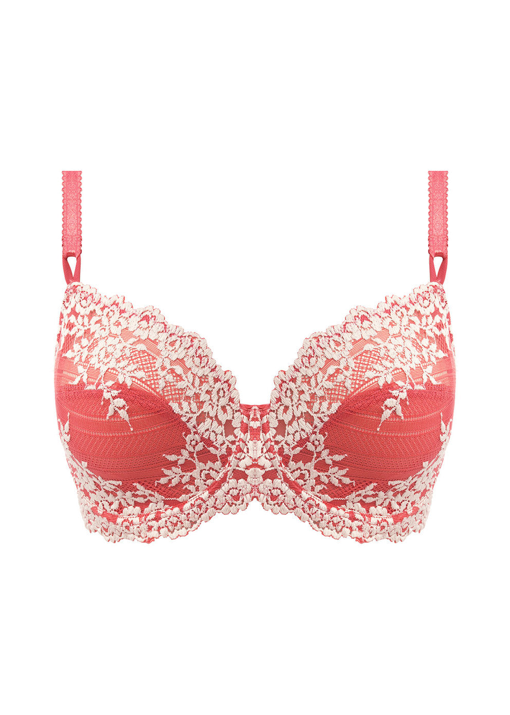 Wacoal Embrace Lace Classic UW Bra - Faded Rose/White Sand