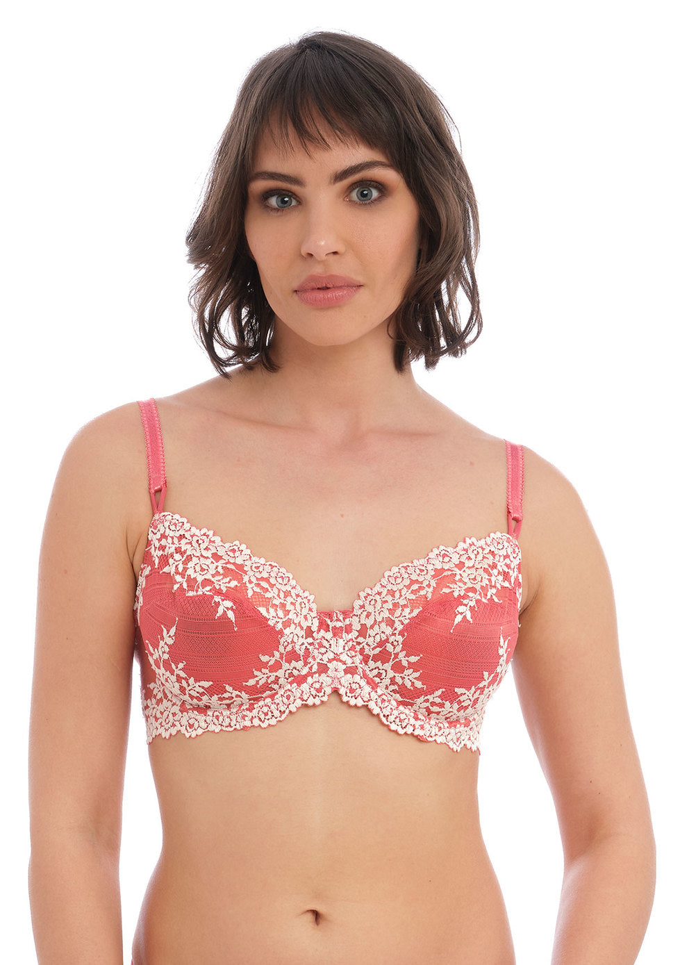 Wacoal Embrace Lace Classic UW Bra - Faded Rose/White Sand