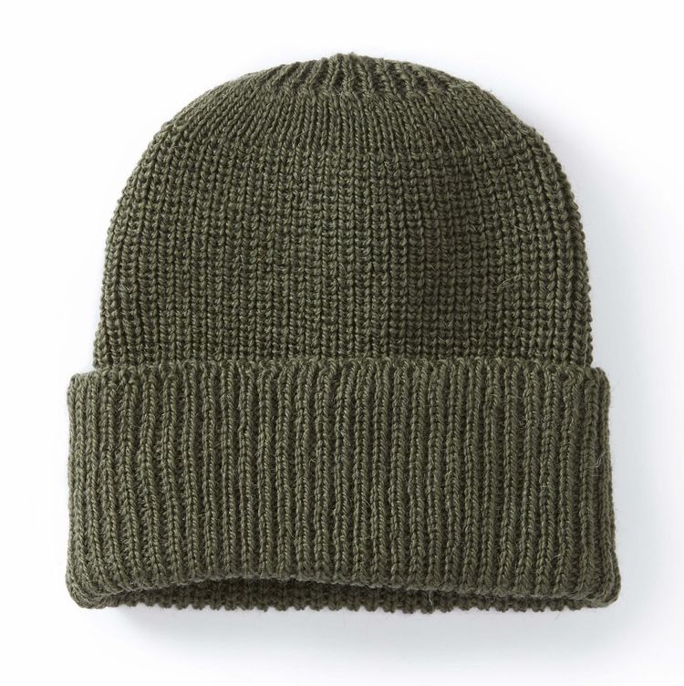Peregrine Men's Porter Ribbed Beanie - Olive